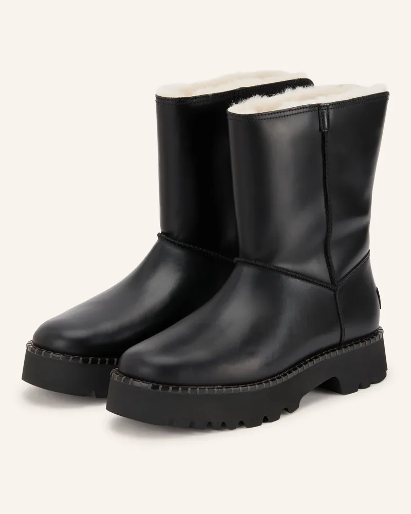 UGG Boots Uptowner Short schwarz Schwarz