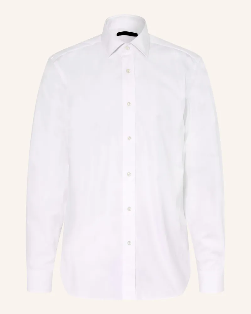 HUGO BOSS Hemd DAVID Slim Fit Weiss