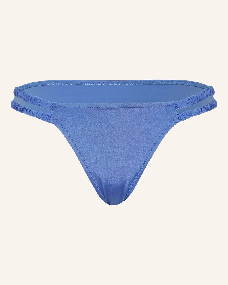 watercult Basic-Bikini-Hose SHIMMERING SOLIDS Blau