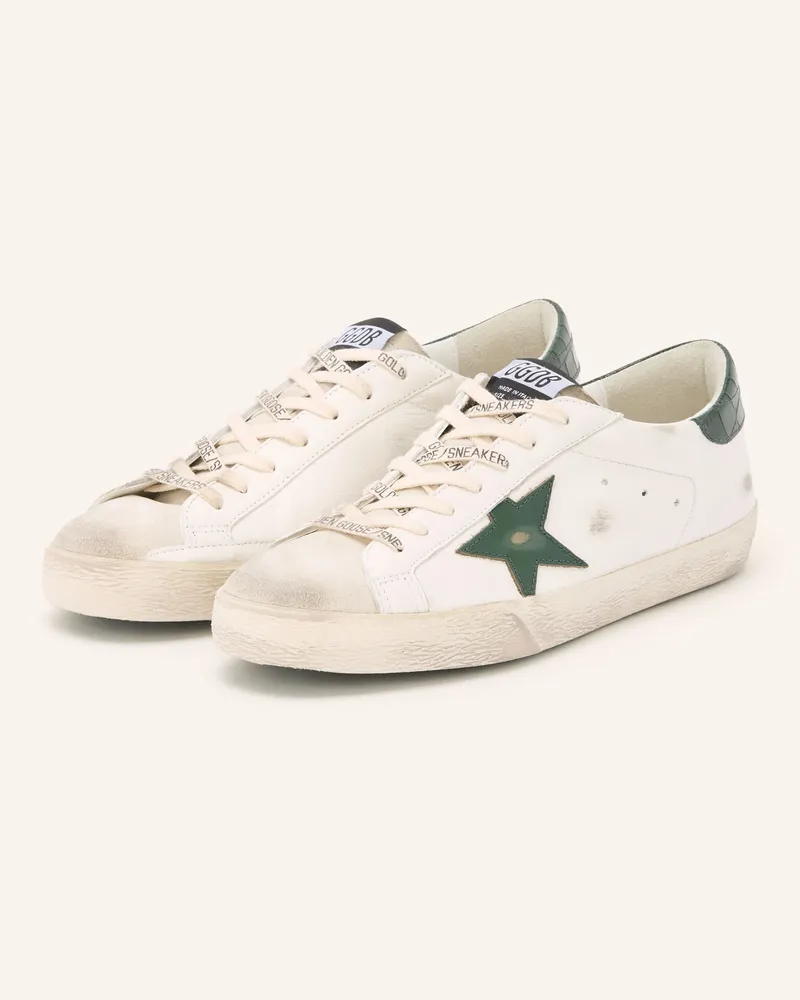 Golden Goose Sneaker Super-Star weiss Weiss