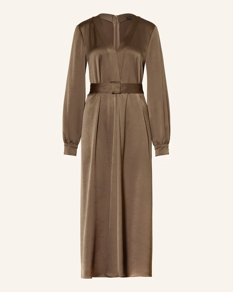 Riani Satinkleid Khaki