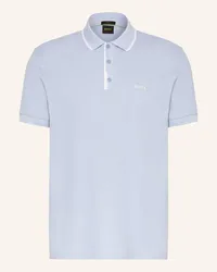 HUGO BOSS Piqué-Poloshirt PADDY Regular Fit Blau