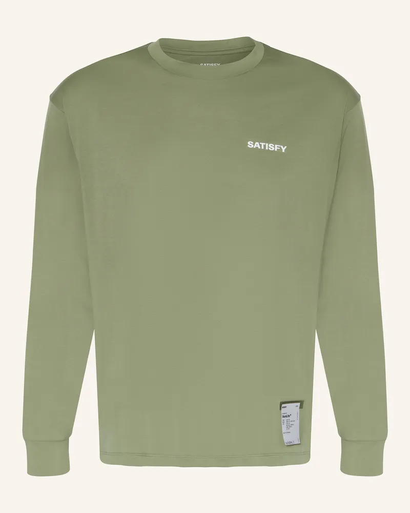 Satisfy Laufshirt Aura Lite gruen Hellgrün