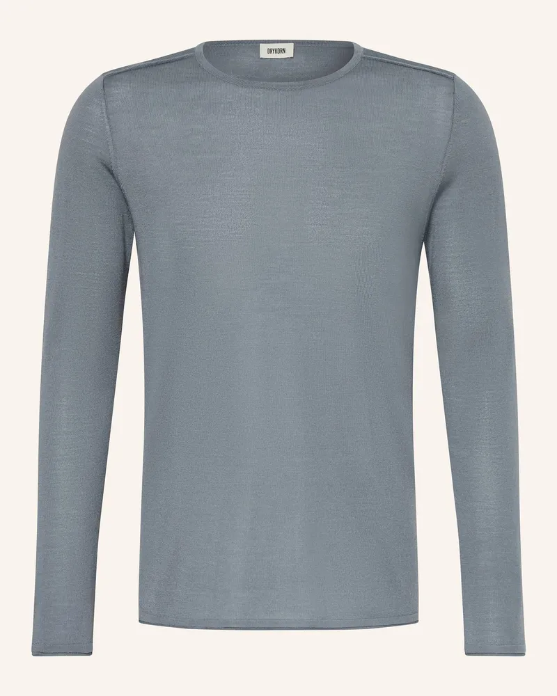 Drykorn Pullover Rikono blau Blaugrau