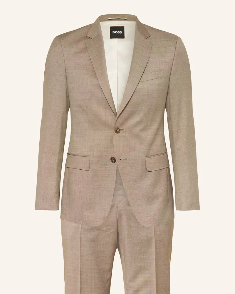 HUGO BOSS Anzug HUGE Slim Fit Beige