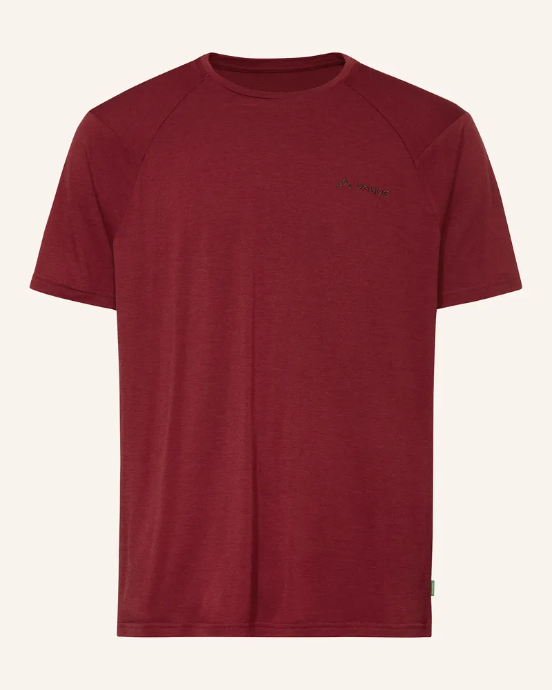 Vaude Funktionsshirt M ESSENTIAL WOOL T-SHIRT Rot