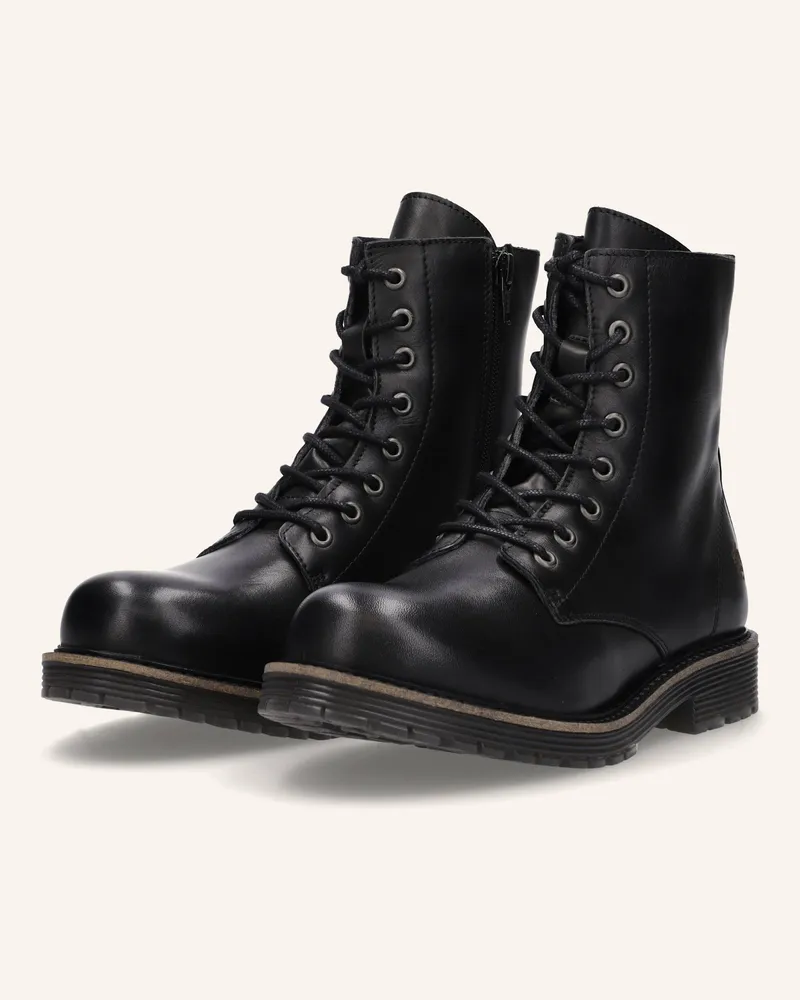 Apple of Eden Schnürstiefeletten Schwarz