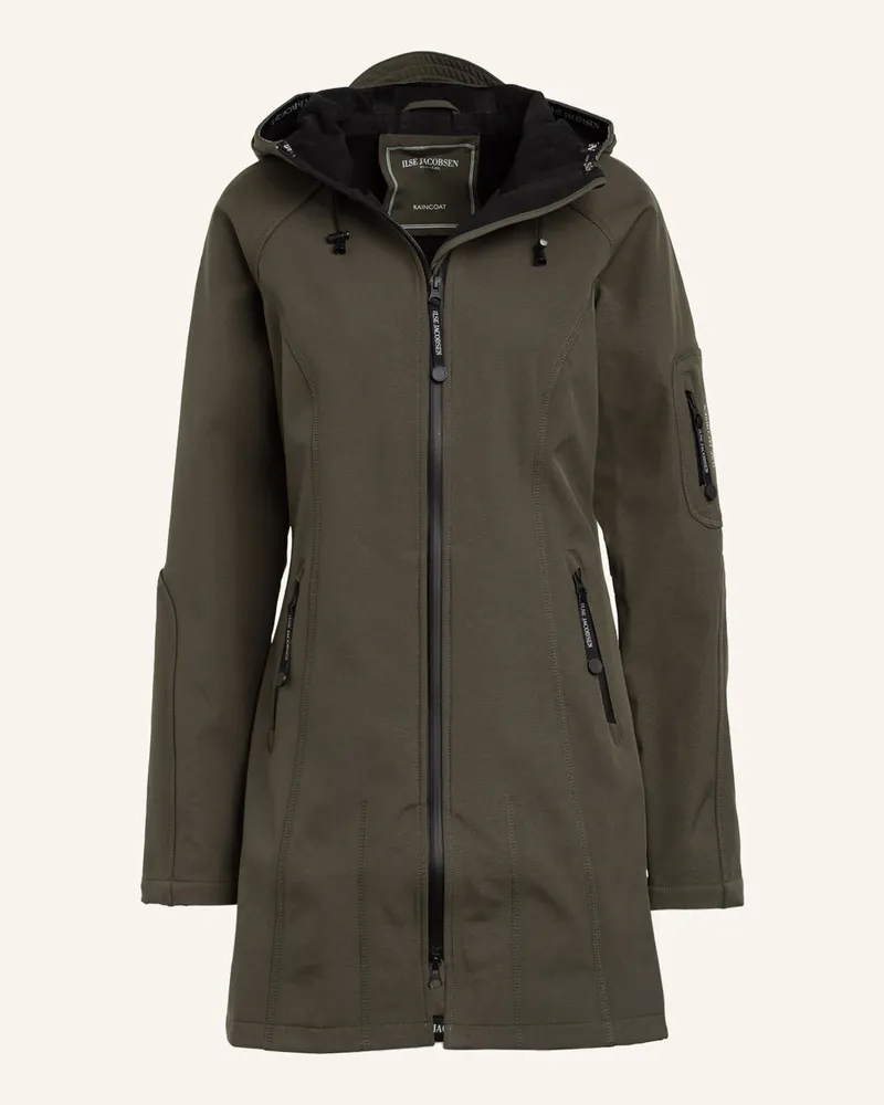 Ilse Jacobsen Softshell-Mantel Dunkelgrün