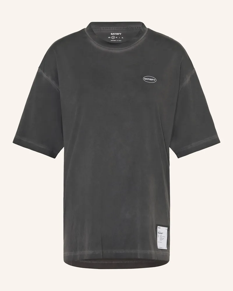 Satisfy Laufshirt AURALITE Dunkelgrau