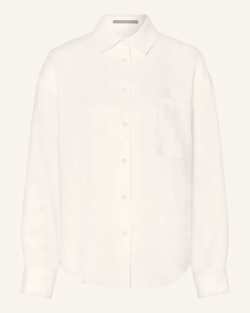 (THE MERCER) N.Y. Hemdbluse aus Leinen Weiss