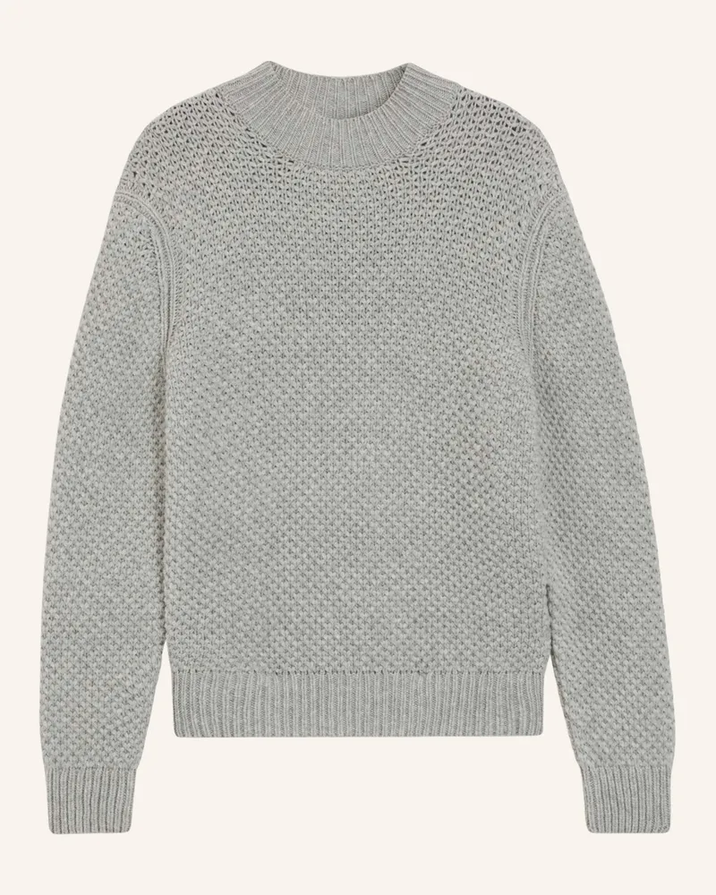 HUGO BOSS Pullover C-HELETTO Regular Fit Grau
