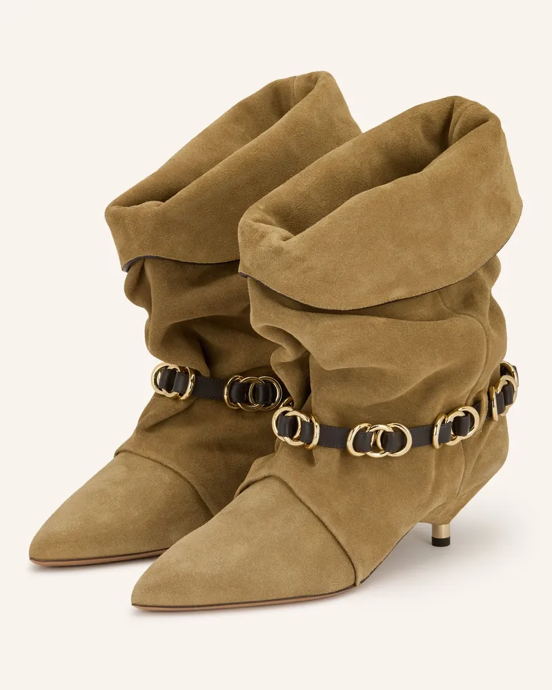 Isabel Marant Stiefeletten Edrik Rings beige Taupe