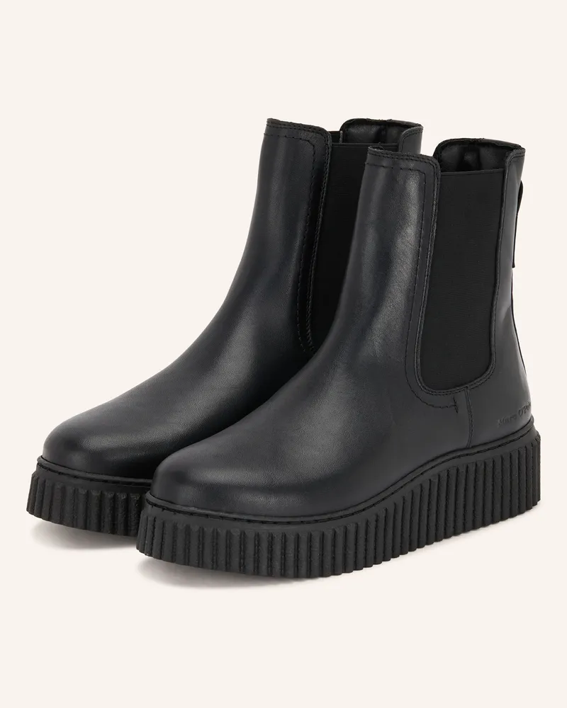 Marc O'Polo Chelsea-Boots Bianca schwarz Schwarz
