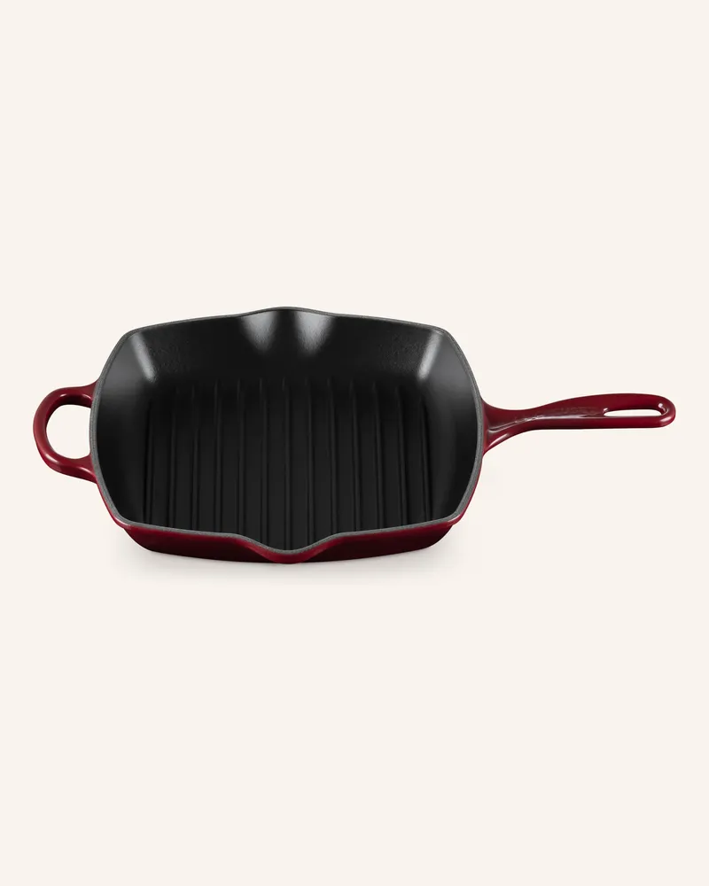 Le Creuset Grillpfanne Signature rot No