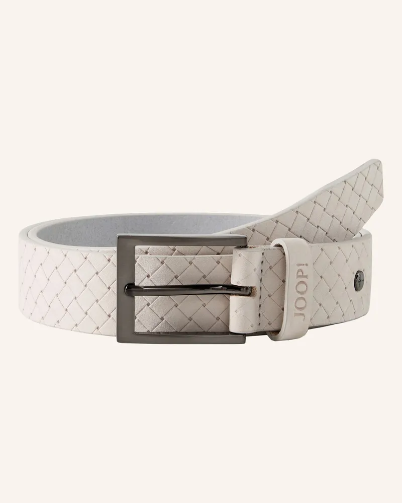 JOOP! Ledergürtel grau Hellgrau