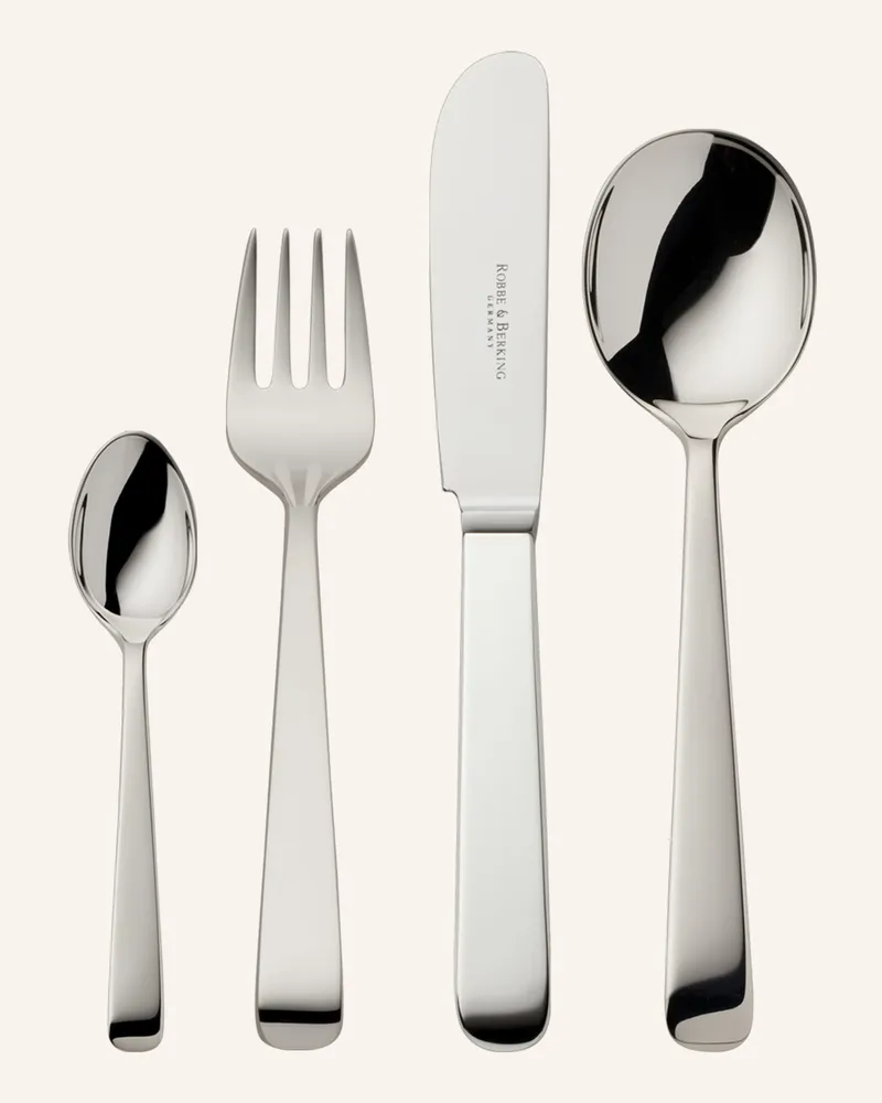 ROBBE & BERKING 4-Tlg. Kinderbesteck Alta silber Silber