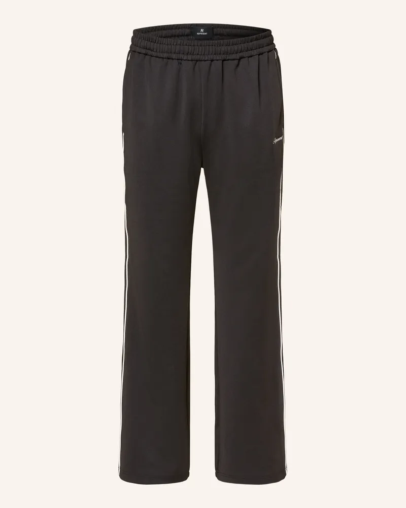 REPRESENT Track Pants Mit Galonstreifen schwarz Schwarz