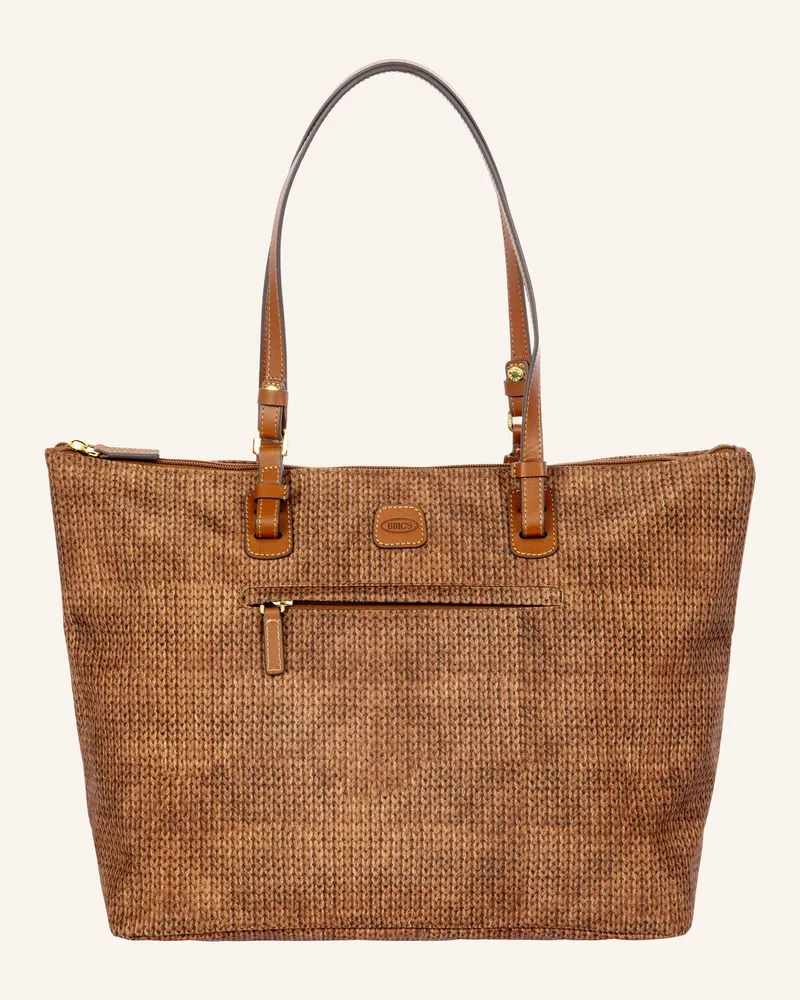 Bric's Shopper X-Collection Mit Pouch braun Braun