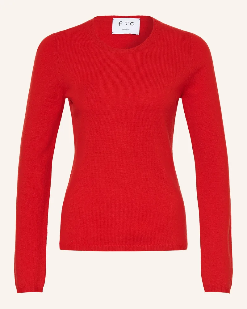 FTC Cashmere Cashmere-Pullover rot Rot