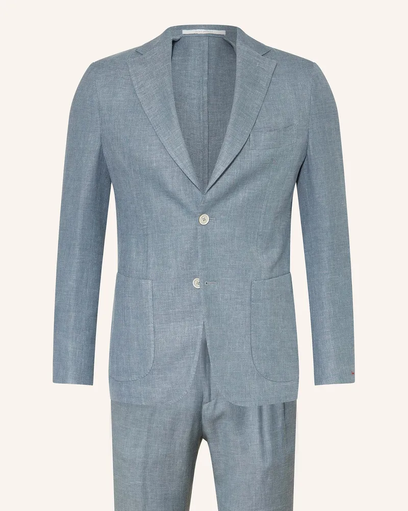 Eleventy Anzug Extra Slim Fit blau 08