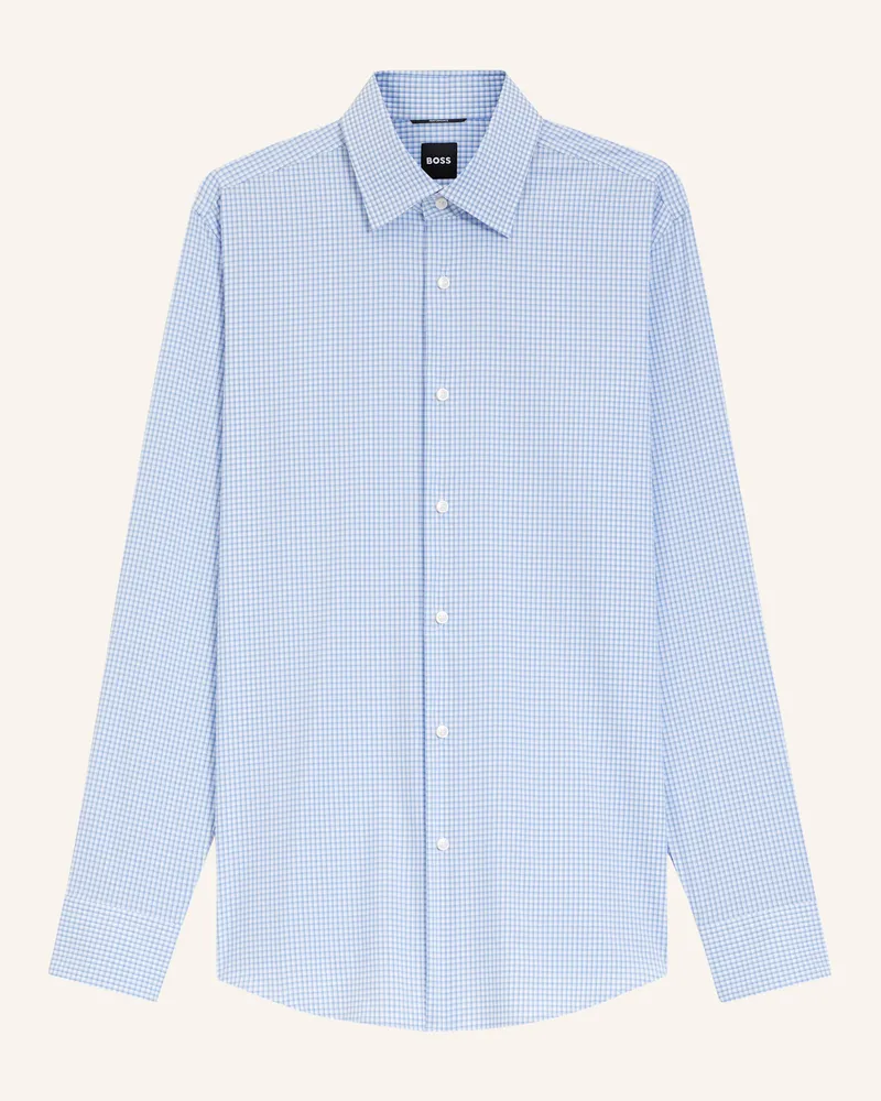 HUGO BOSS Business Hemd P-HANK-K-261 Slim Fit Hellblau