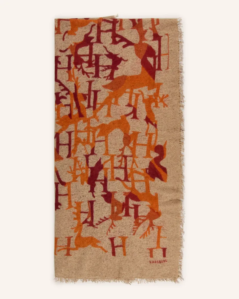 Habsburg Cashmere-Schal Hirsch beige Taupe