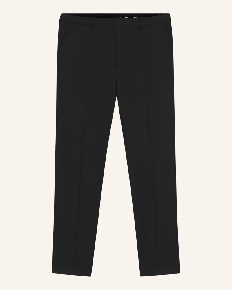 HUGO BOSS Business Hose H-WENTEN-B1 Extra-Slim Fit Schwarz