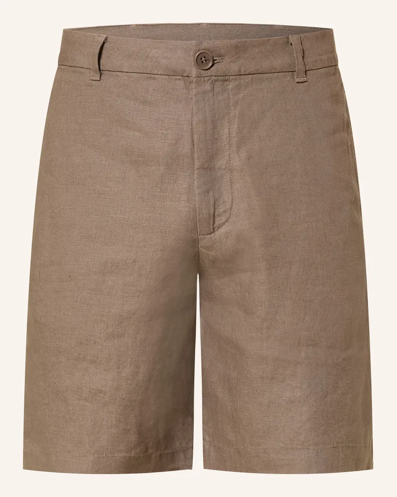 Arket Shorts Eamon Aus Leinen braun Braun