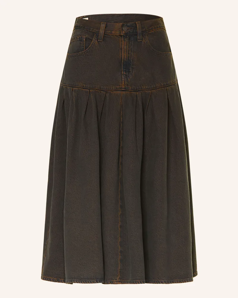 Levi's Levi's® Jeansrock blau Dunkelbraun