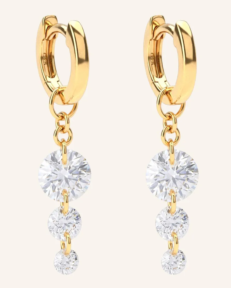 POMPIDOU Ohrhänger Asma Trio By Glambou gold Gold