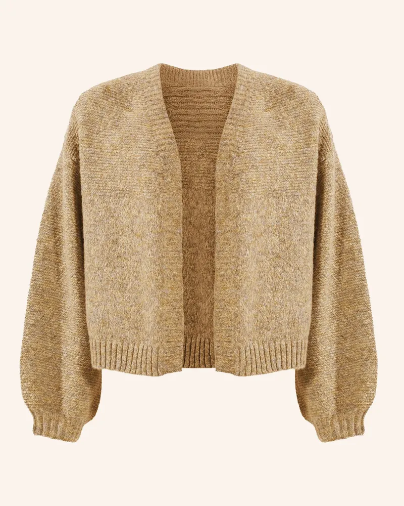 ADLYSH OVERSIZED CARDIGAN MIT WOLLE Braun