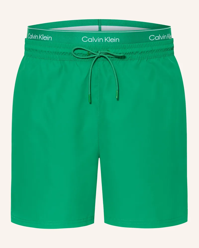 Calvin Klein Badeshorts gruen Grün