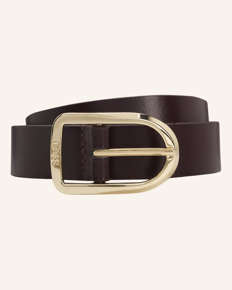 HUGO BOSS Business Gürtel COLETTE_SZ25 Dunkellila
