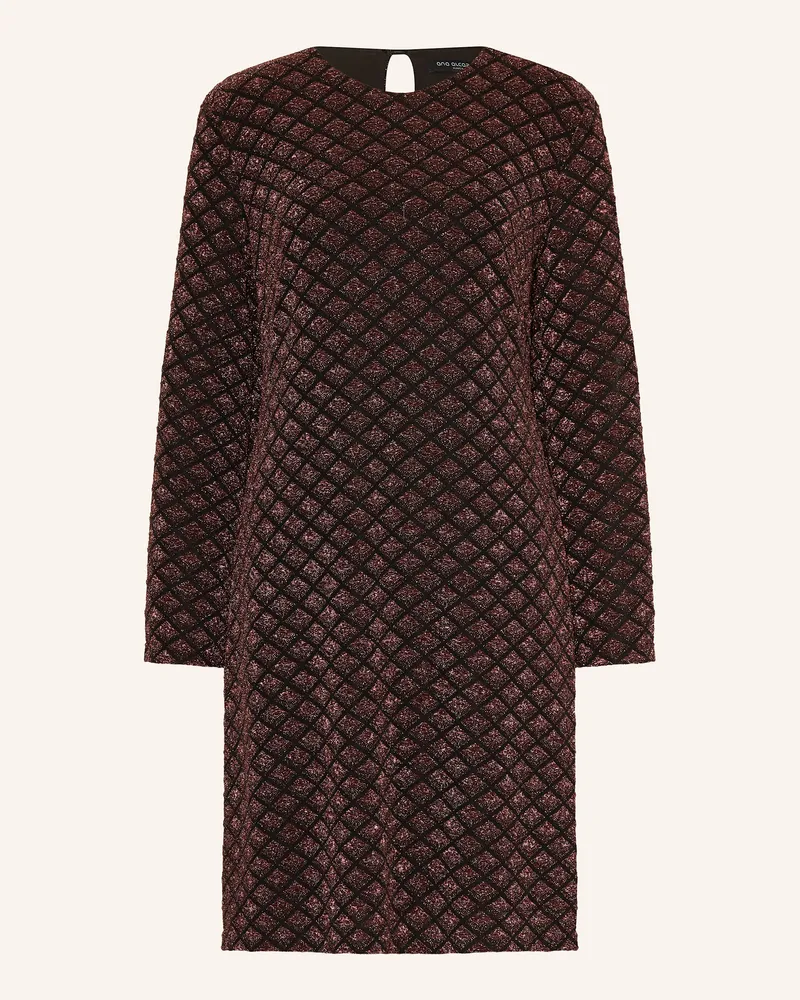 ana alcazar Cocktailkleid mit Glitzergarn Hellrot