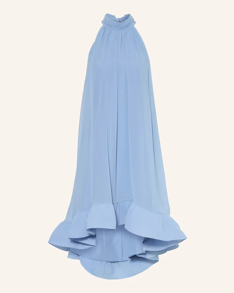 Apart Abendkleid mit Rüschen Hellblau