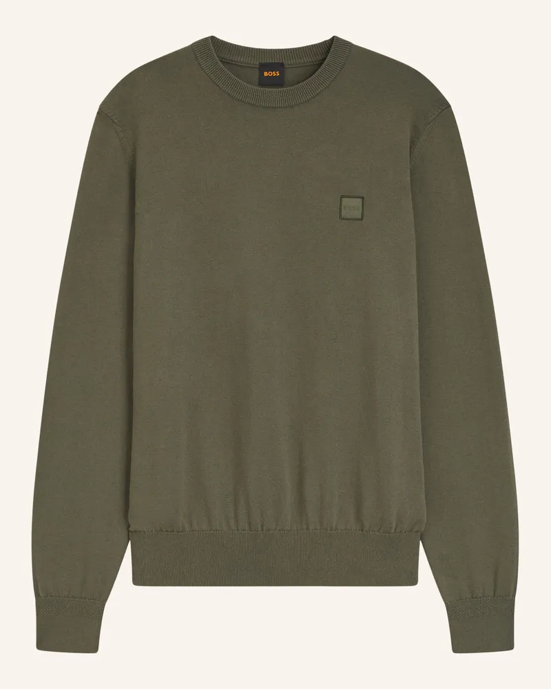 HUGO BOSS Pullover Kanovano gruen Grün