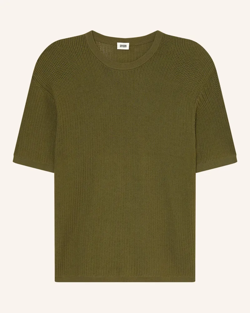 Drykorn Strickshirt gruen Oliv