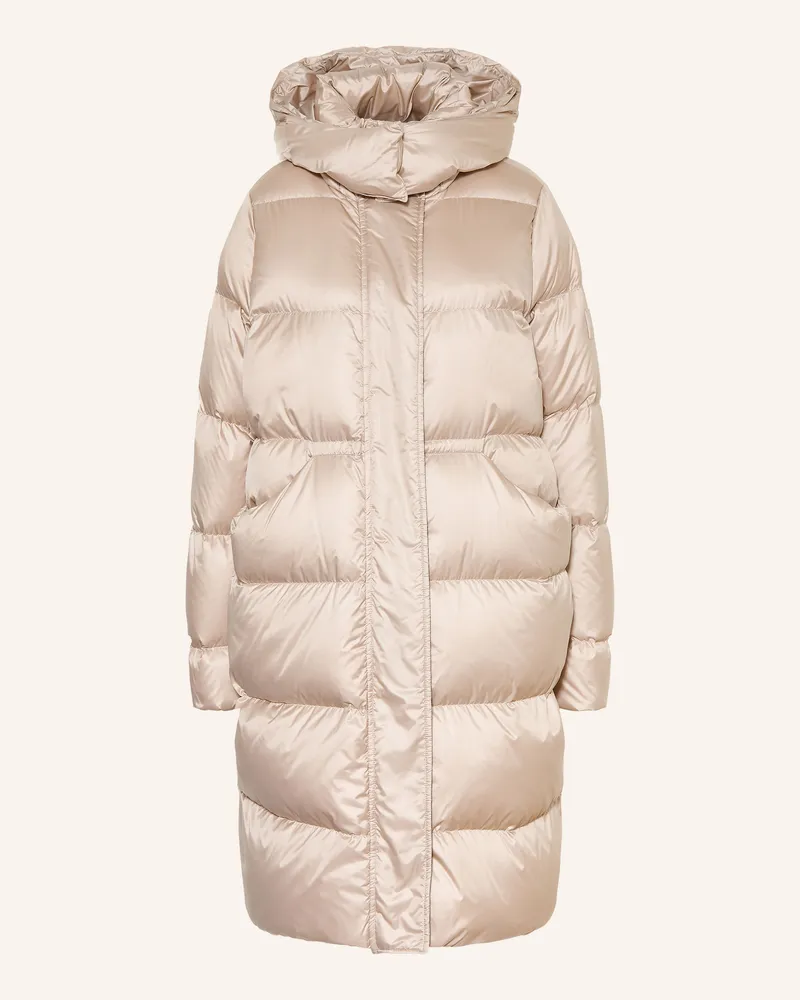 Luisa Cerano Daunenmantel Mit Abnehmbarer Kapuze beige Beige
