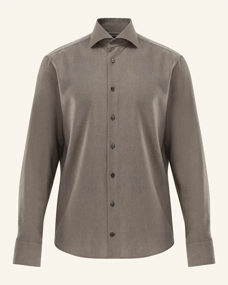van Laack Hemd Tailor Fit braun Beige