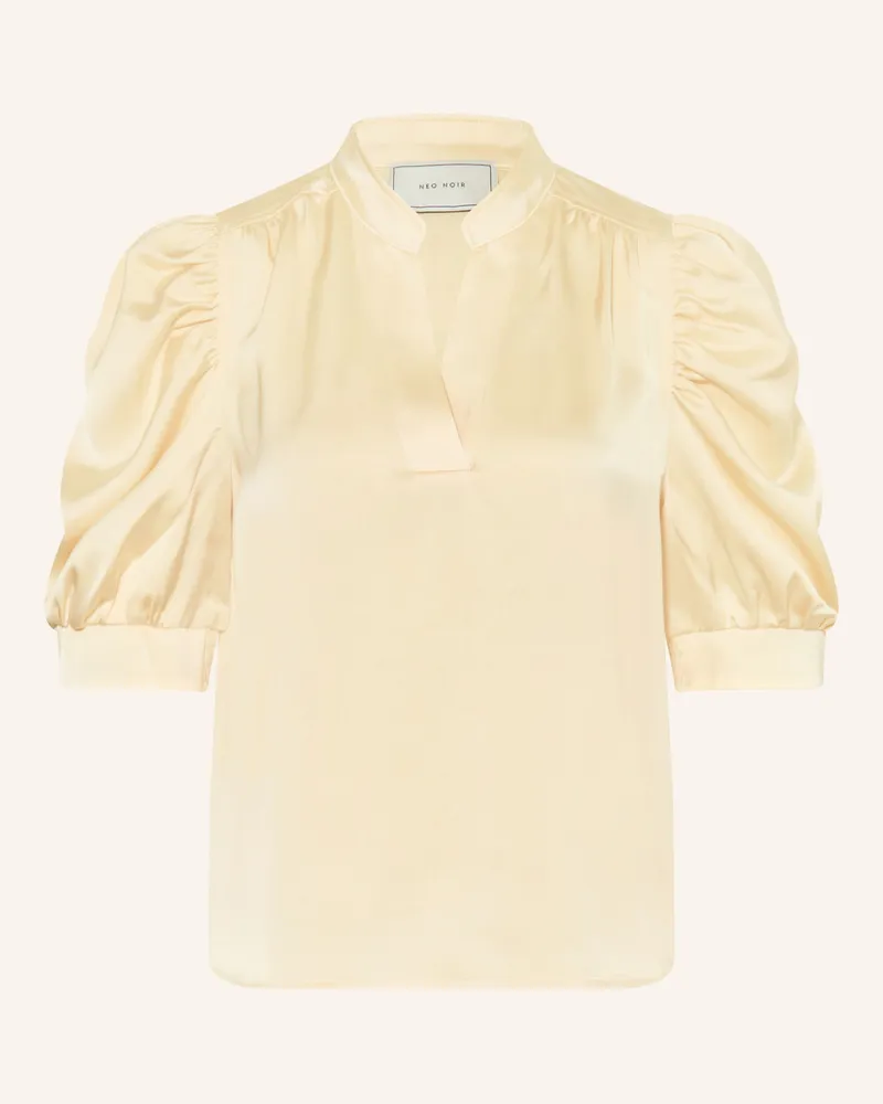 Neo Noir Blusenshirt Roella Aus Satin gelb Hellgelb
