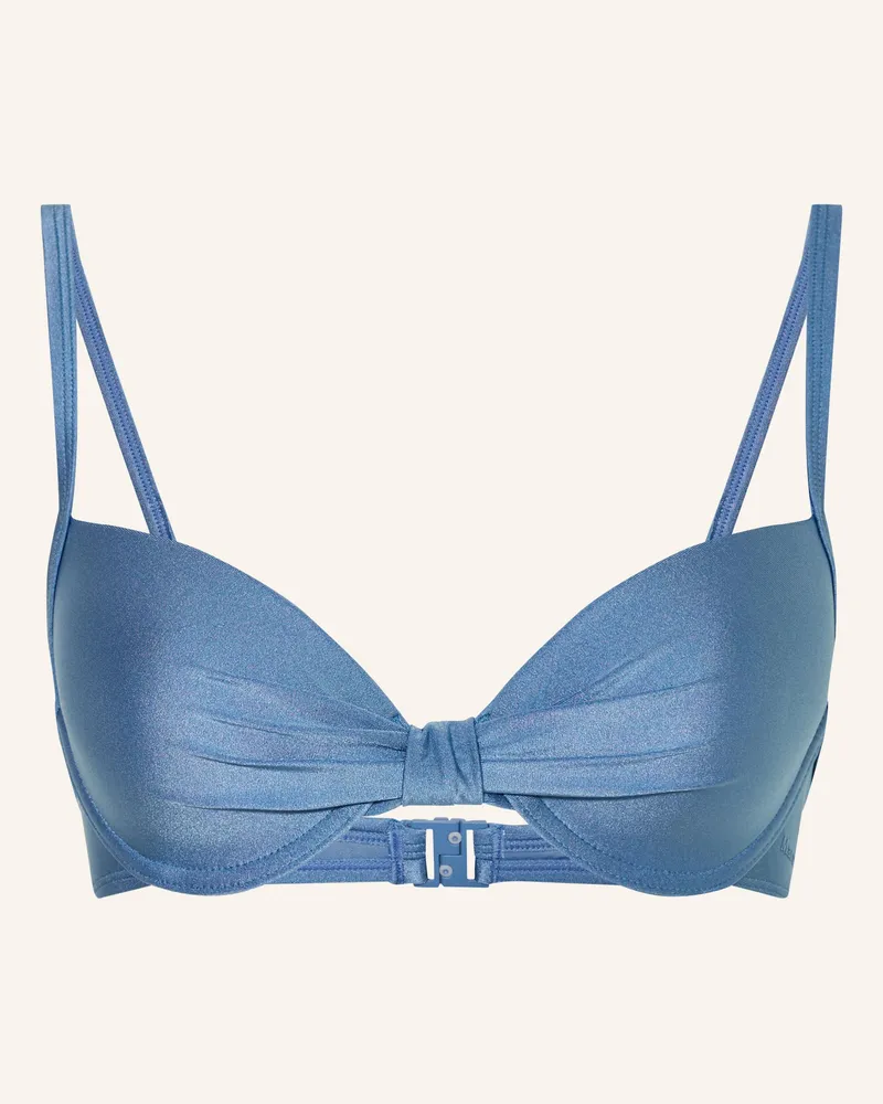 Marc O'Polo Bügel-Bikini-Top Blaugrau