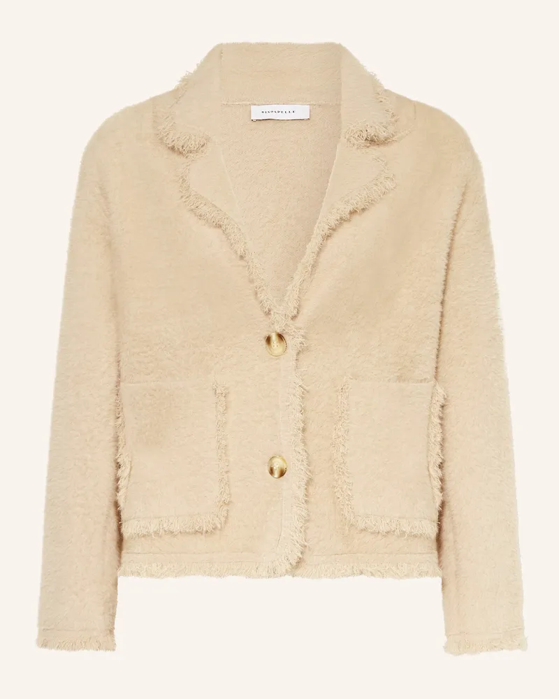 RINO & PELLE Strickjacke beige Ecru