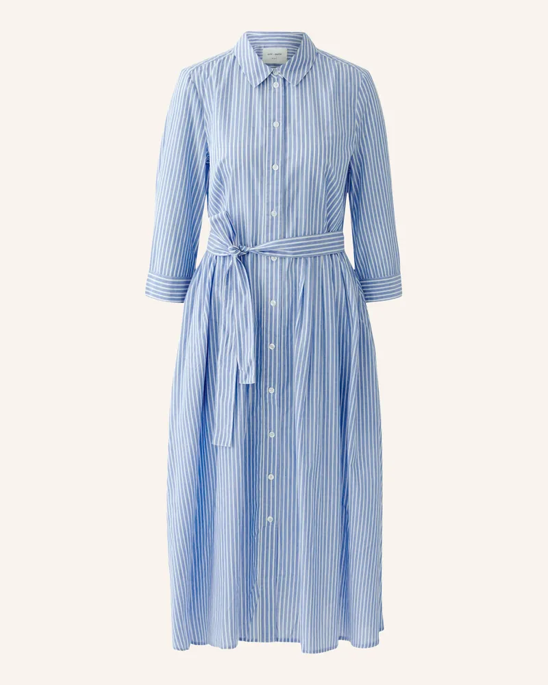 Oui  Hemdblusenkleid blau Hellblau