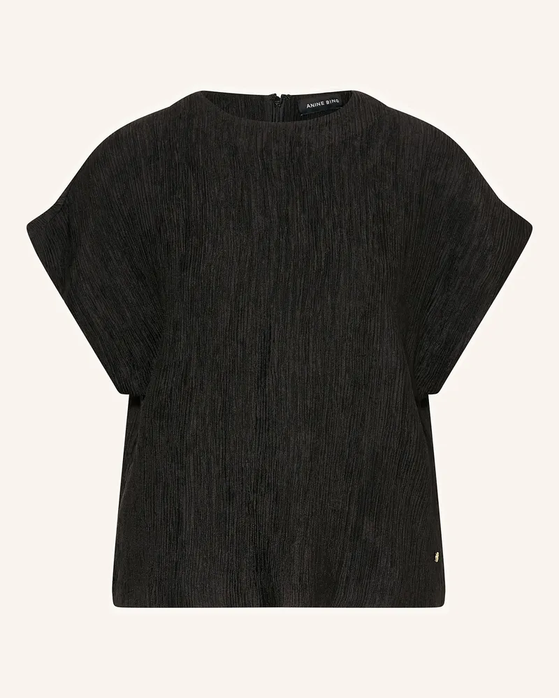 Anine Bing Blusenshirt JOLLIE Schwarz