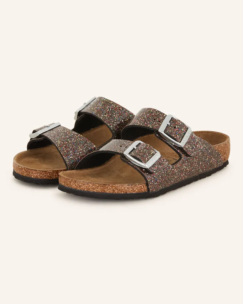 Birkenstock Pantoletten Arizona schwarz Schwarz