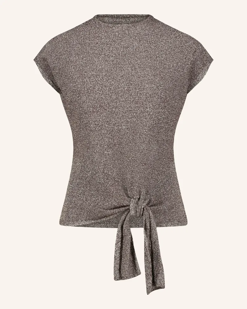 Cartoon Strickshirt braun Taupe