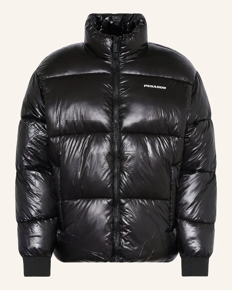 PEGADOR Steppjacke Solin Light schwarz Schwarz