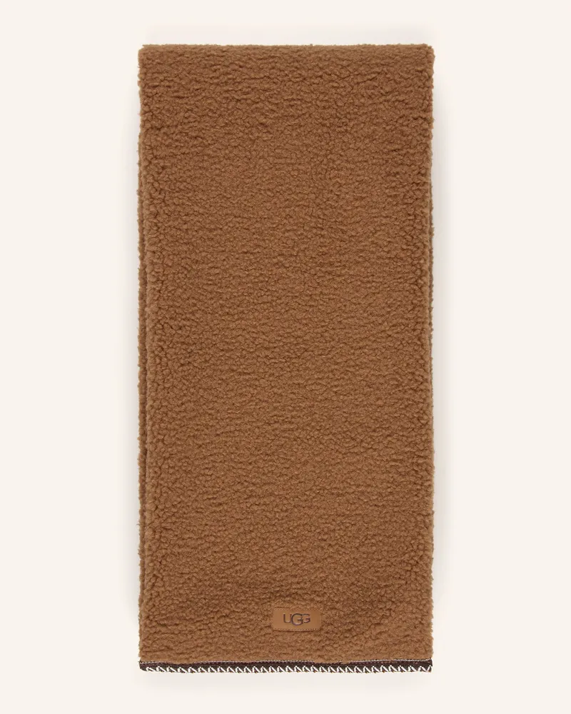 UGG Fleeceschal Uggbraid™ braun Cognac
