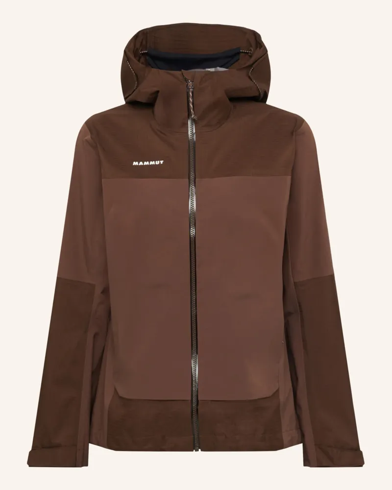 Mammut Hardshelljacke Ducan Guide Hs Mit Kapuze braun Braun