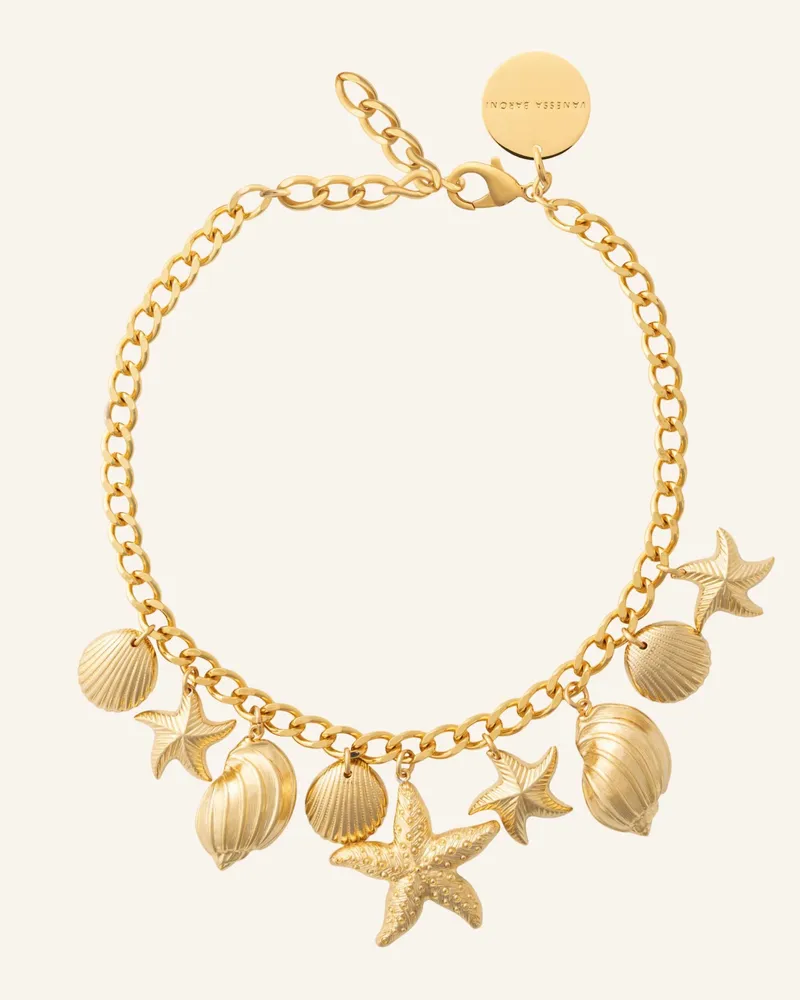Vanessa Baroni Halsketten Ocean Breeze Necklace Gold By Glambou gold Gold